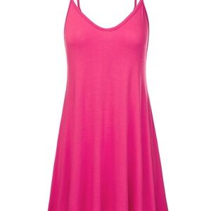 Doublju Hot Pink Cami Dress